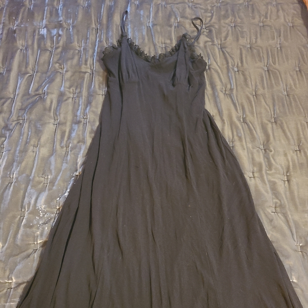 SOLD Eternal NYC Goth Vintage Maxi Dress